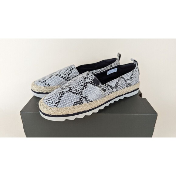 Timberland Barcelona Bay Slip On Espadrille Womens 9.5M Python Leather Shoes NWB - Picture 3 of 10